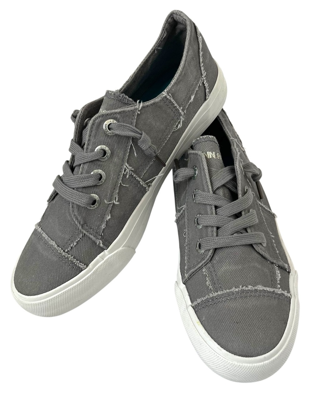 Jenn Ardor Women Casual Light Gray Low-Top Sneakers Size 8